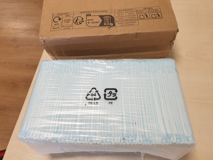 216123 - AMAZON BASICS Mbrojtëse stërvitjeje për qen dhe këlyshë, dizajn 5 shtresa, madhësi e rregullt, 50 copë