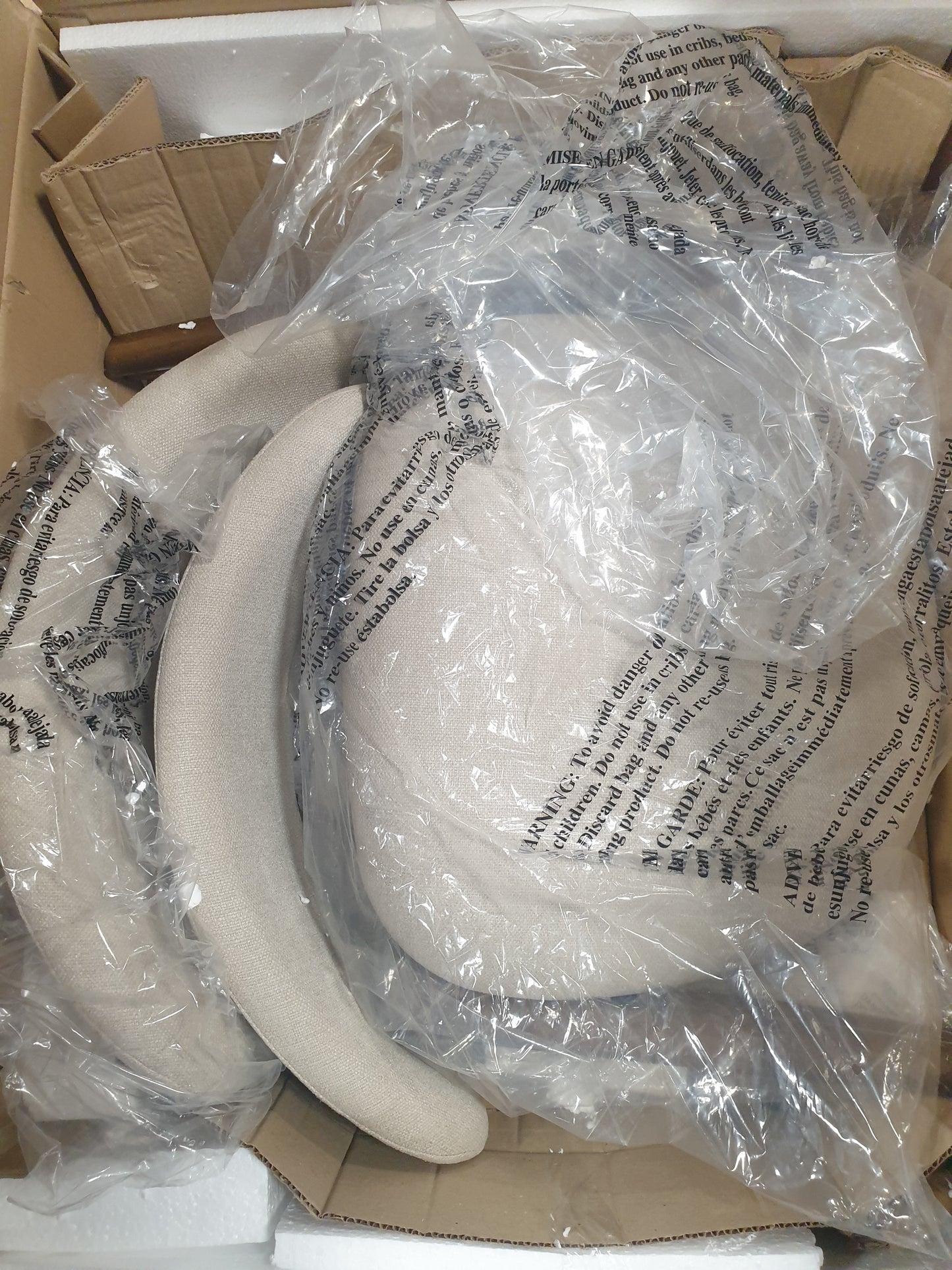 167002 - COLAMY Set Karrigesh Ngrenie Moderne me 2, Karrige Ngrenie të Tapicuara prej Pëlhure me Mbështetëse të Fiksuar dhe Këmbë Druri, për Dhomë Ngrenie, Kuzhinë, Restorant - Ngjyra Bezhë
