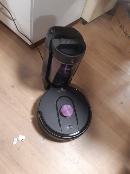 199014 - VEXILAR W15 Fshesë Robotike me Fuqi të Thithjes 10,000Pa, Bateri 3 Orë, Zbrazje Automatike, pa Qese, Përshtatshme për Qilima/Dysheme