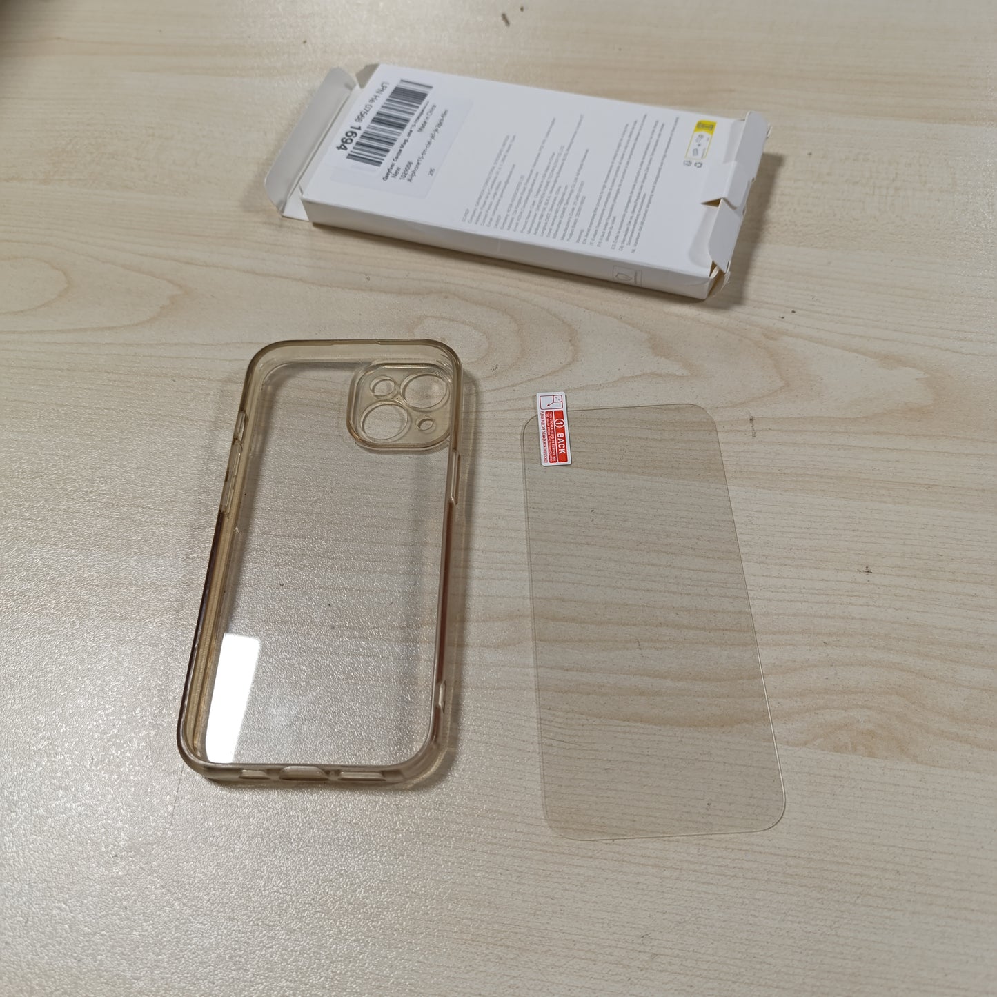 269571 - MBËSHTJELLËS MAGNETIK QASYFANC për iPhone 15 i pajtueshëm me MagSafe me 2 mbrojtës ekrani prej qelqi të temperuar, mbrojtës kamere kundër zverdhjes, rezistent ndaj goditjeve për iPhone 15 - Transparent