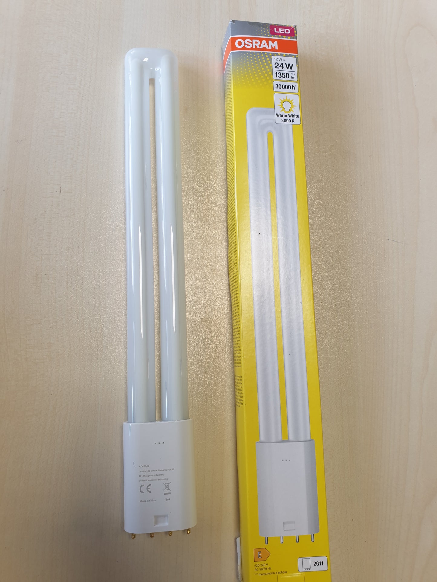 214175 - LEDVANCE LED PLL 12W E Bardhë e Ngrohtë, 4 Pin 2G11