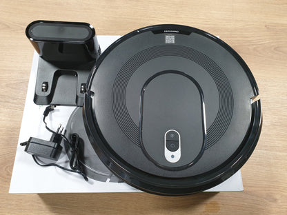 135026 - VEXILAR Fshesë Robotike me Korrent, e Hollë, e Qetë, Karikim Automatik, Kohë Funksionimi 100 Min., Planifikim Pastrimi, Kontrollim me Aplikacion/Zë/Telekomandë, Ideale për Dysheme të Forta dhe Qilima (Mesatare)