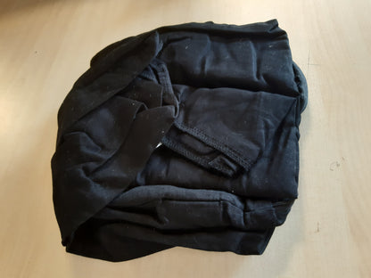 198075 - ALREYA Set 2 copësh mbulesa për jastëk sateni Mako 40x80cm - Pambuk 100% me zinxhir, super e butë, e certifikuar nga Standardi Oeko-TEX®, e zezë