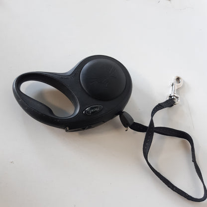 257238 - FLEXI Classic S, Lidhëse e tërheqshme 8m për qen të vegjël deri në 12 kg, E zezë, Pesha 228.8 g, Përmasat 10.3 x 16.8 cm