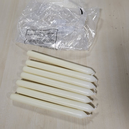 230165 - BOLSIUS Qirinj Taper, Ngjyrë Fildishi, 8 copë, 24 cm, Koha e djegies 8 orë