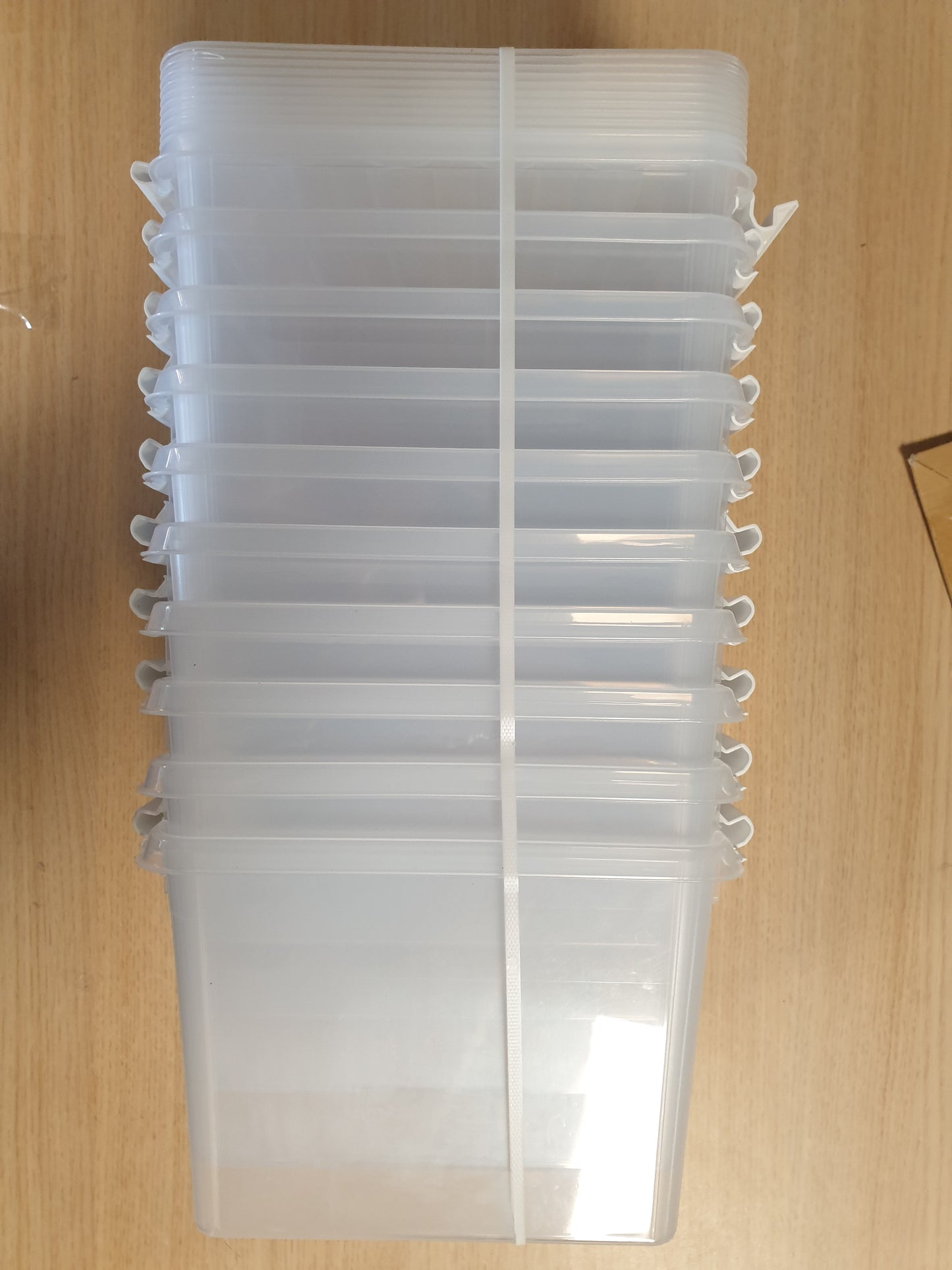 213712 - SmartStore - 10 Kuti Ruajtjeje me Kapakë Classic 3L (21x17x15cm) | Kuti të Vendosshme njëra mbi tjetrën me Kapakë | Kuti Plastike të Sigurta për Ushqim | Kuti Plastike me Kapakë dhe Qoshe të Përforcuara | Garanci 10-Vjeçare