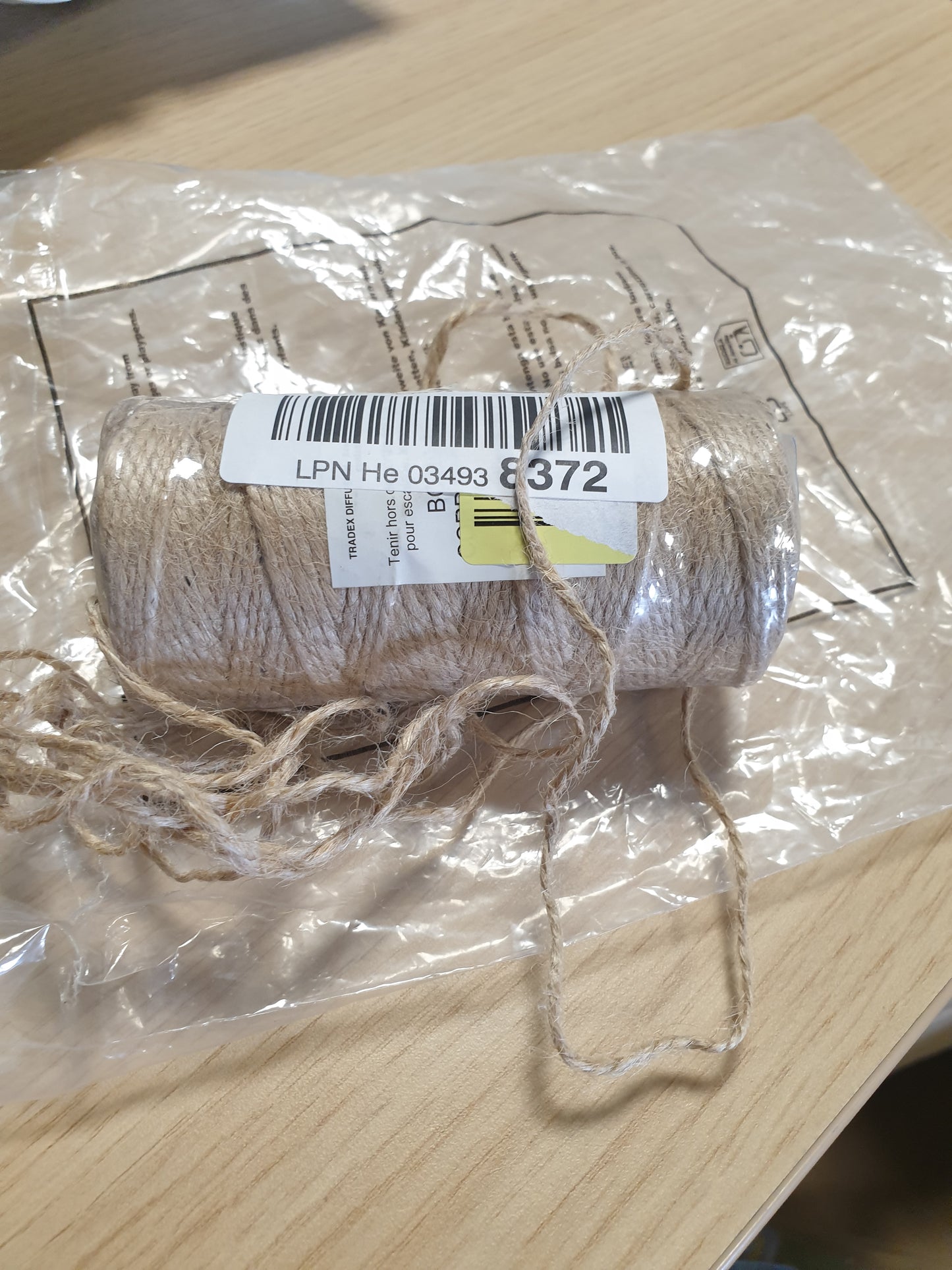 257876 - LITAR Jute i Përdredhur | 10 mm x 15 m, Spango i Fortë për Punime Vetë, Kopshtari, Dekorim dhe Artizanat