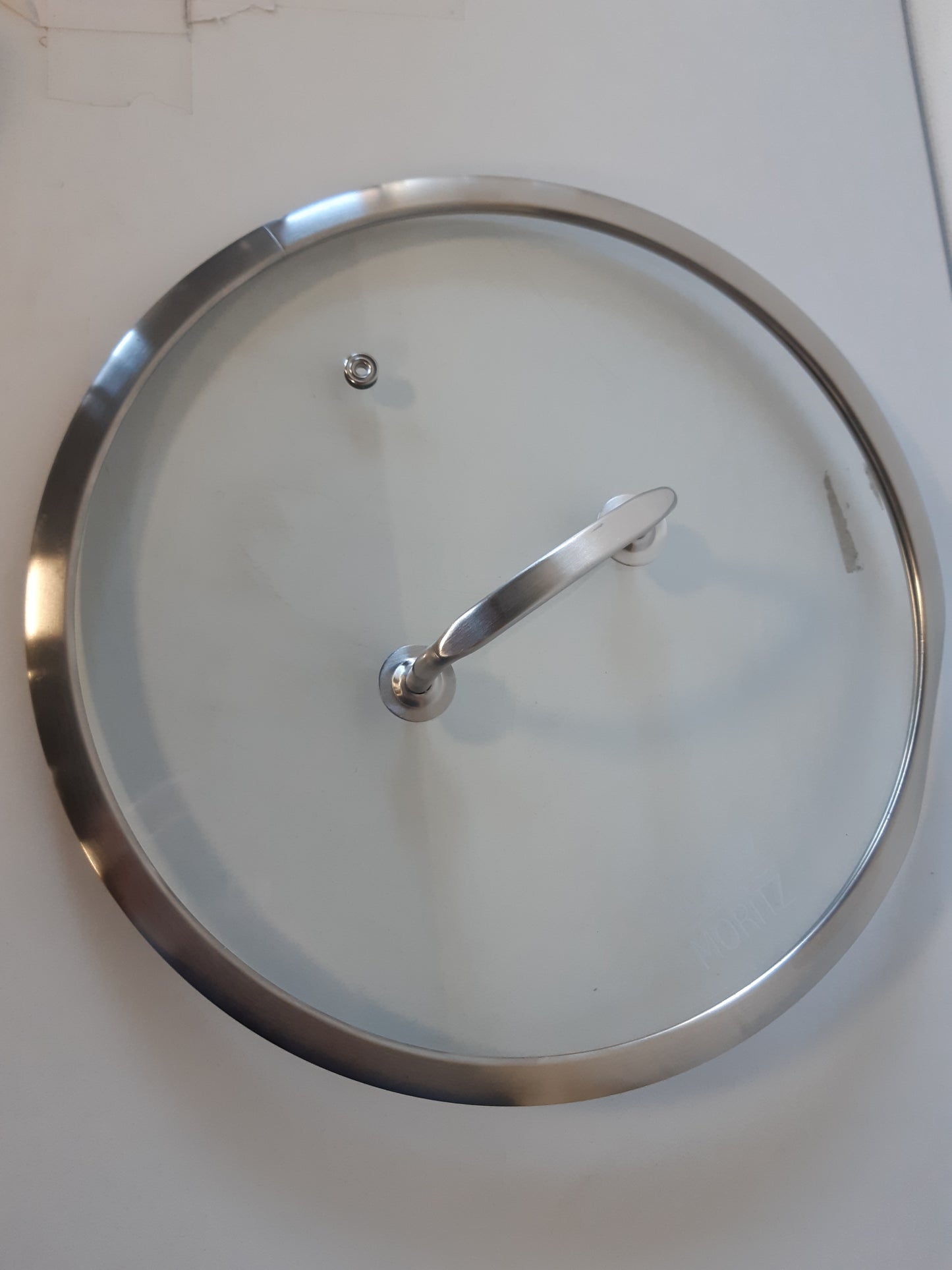 252853 - Moritz & Moritz Kapak Qelqi Universal 28 cm për Tiganë dhe Tenxhere - Çelik Inoks - Rezistent ndaj Nxehtësisë - Mund të Lahet në Lavastovilje
