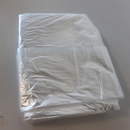 258023 - ÇANTA HEJO me 30 copë mbulesa rrobash plastike transparente, 60×120cm, mbrojtëse rrobash kundër pluhurit, për kostume dhe veshje