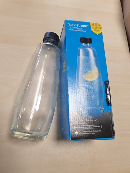 185892 - SODASTREAM Shishe Qelqi 1L, E Pajtueshme me Modelet DUO dhe E-DUO, 1 Pako