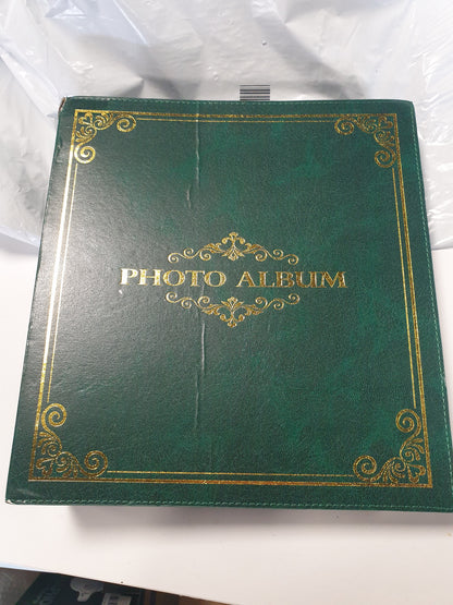 246707 - LANPN - Album fotografik tradicional, 10 x 15 cm, format i madh, album me mbështjellës plastik, 1000 foto horizontale, vertikale, jeshile
