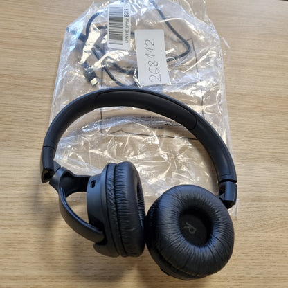268112 - JBL Tune 510 BT – Kufje Bluetooth On-Ear – Të zeza – Kufje të palosshme – Jetëgjatësi e baterisë deri në 40 orë