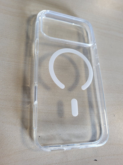268288 - BELKIN Mbështjellëse SheerForce Transparente për iPhone 17 Pro Max, Mbrojtëse e Përputhshme me MagSafe, Dizajn i Hollë, Mbrojtje Antimikrobike, Rezistente ndaj Gërvishtjeve dhe Goditjeve, Transparente