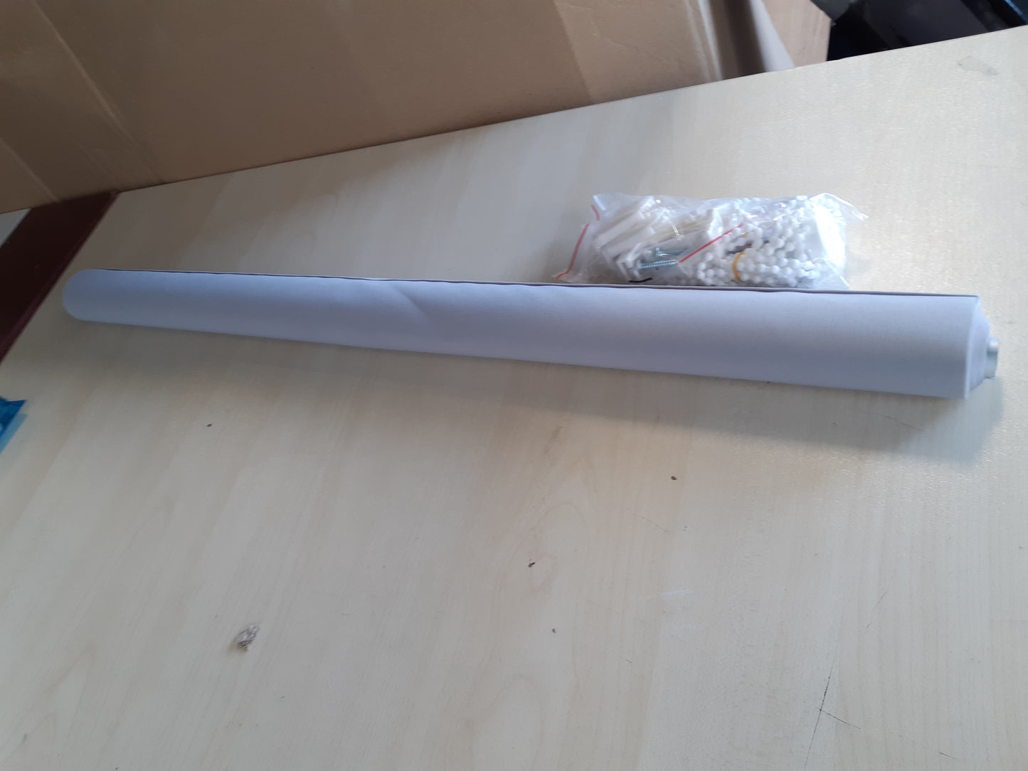 222897 - DECO COMPANY Perde rul, e errët, e tejdukshme, mbrojtje nga drita, mbrojtje nga shkëlqimi, 70 x 150 cm, poliester, gri e çelët