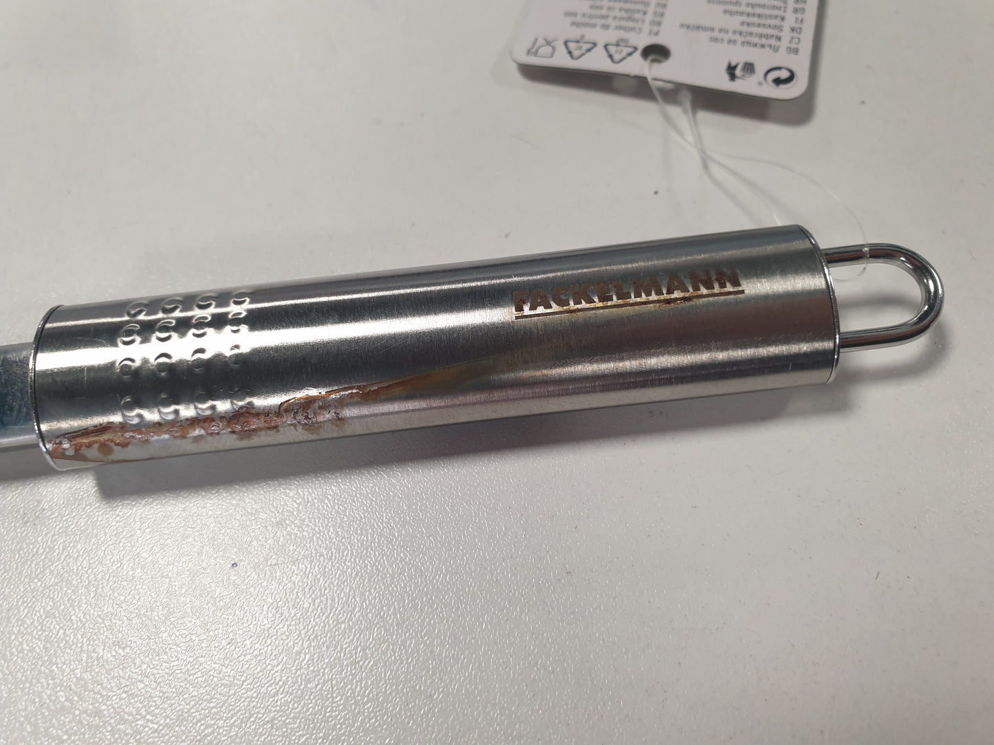224937 - LUGË SALCE FACKELMANN ME DOREZË OVALE 30 CM, Enë Kuzhine me Dorezë Ergonomike, Lugë Supe prej Çeliku Inoks, Sasia: 1 Copë