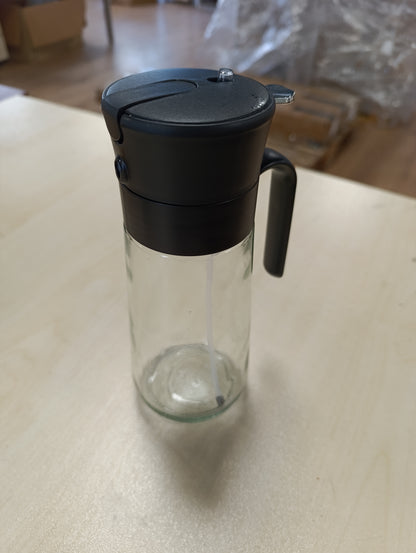 224741 - EUQVUN Spërkatës vaji për kuzhinë 580 ml/19.6 oz, Spërkatës dhe derdhës 2-në-1, i imët dhe kundër bllokimit