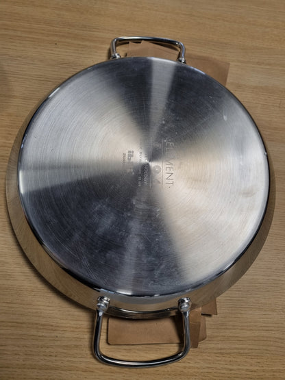 260866 - IBILITigan Paella me 5 Shtresa Element, 34 cm, 6 racione, pa shtresë jo-ngjitëse, i përshtatshëm për soba me induksion