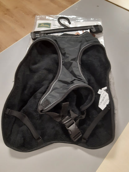 226514 - HUNTER Xhaketë për qen UPPSALA COZY, ngjyra: antracit/gri, rezistente ndaj ujit dhe erës, astar i ngrohtë, reflektuese, e larë në 30°C, madhësia: 30