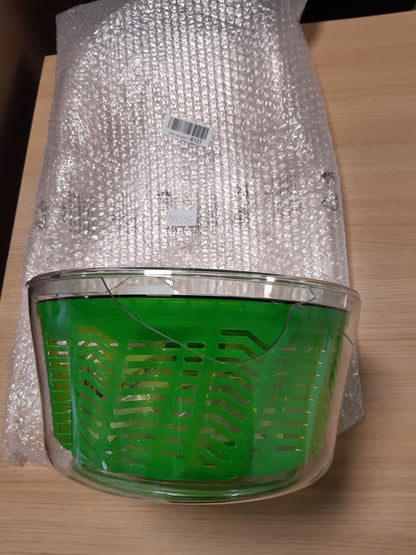 135536 - ZyLISS - EASY SPIN 2 Spinner për Sallatë, Madhësi e Madhe, Ngjyra e Gjelbër, Material Plastike, Modeli E940012