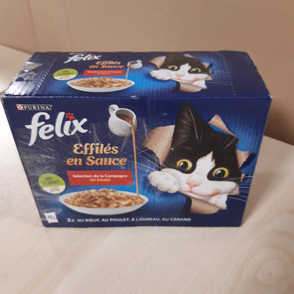 253761 - FELIX Copa të Buta në Salcë, Mace e Rritur, 12 x 85g, Qese Freskie
