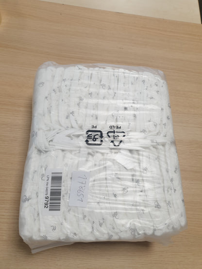 178651 - AMAZON BASICS Pelenë të disponueshme për qen meshkuj, Madhësia M, Ngjyra e bardhë, Seti i 30 copëve