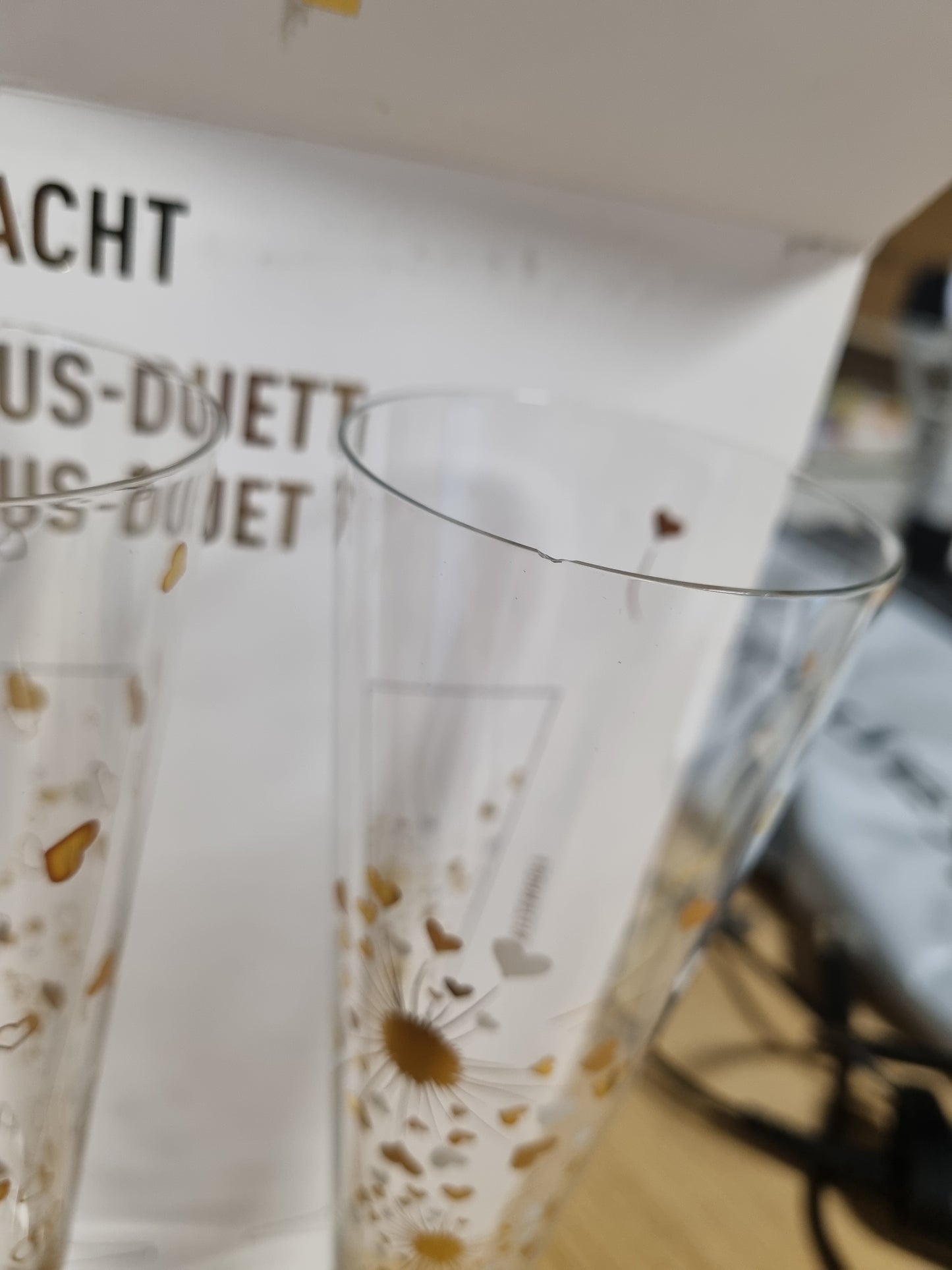 215495 - RITZENHOFF Gotë Shampanje 200 ml - Set me 2 pjesë - Gotë Dizajni me Ar të Vërtetë - Prodhuar në Gjermani
