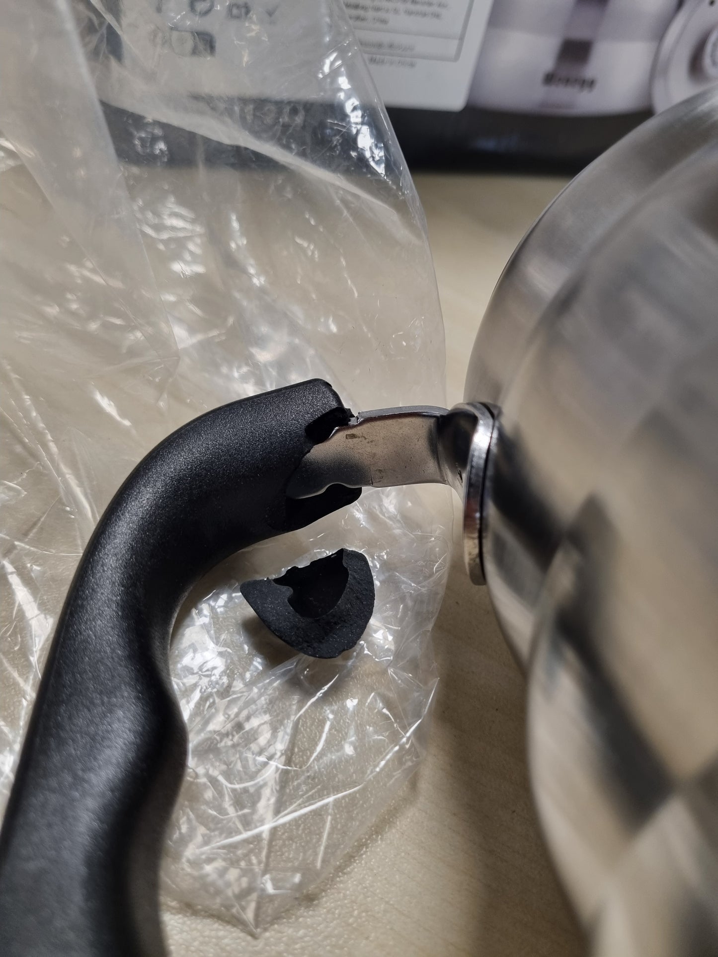 213606 - Çajnik me qafë mbërthyese prej çeliku inox 1.2L, Çajnik elektrik me termometër për soba me gaz dhe induksion