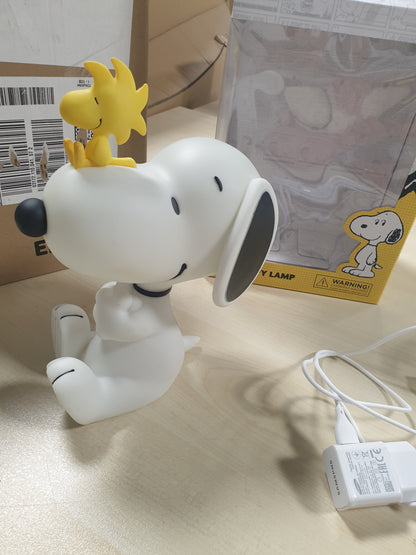 217591 - GRUPO ERIK Llambë LED Peanuts Snoopy, Llambë Tavoline me Dritë Ambienti, Dekorative, për Fëmijë dhe të Rritur