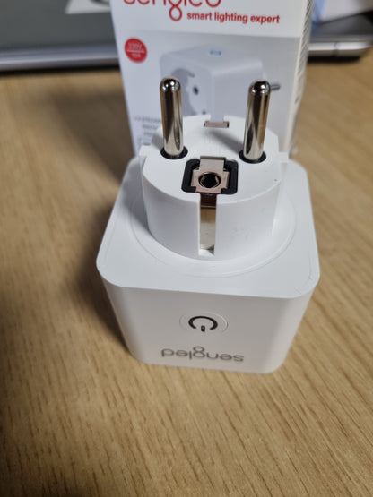 168451 - SENGLED Priza Inteligjente e Pajtueshme me Matter, Funksionon me Alexa, Çiftëzim i Menjëhershëm, Mbështet deri në 2300W, 2.4GHz Wi-Fi, Pako Prej 1 Copë