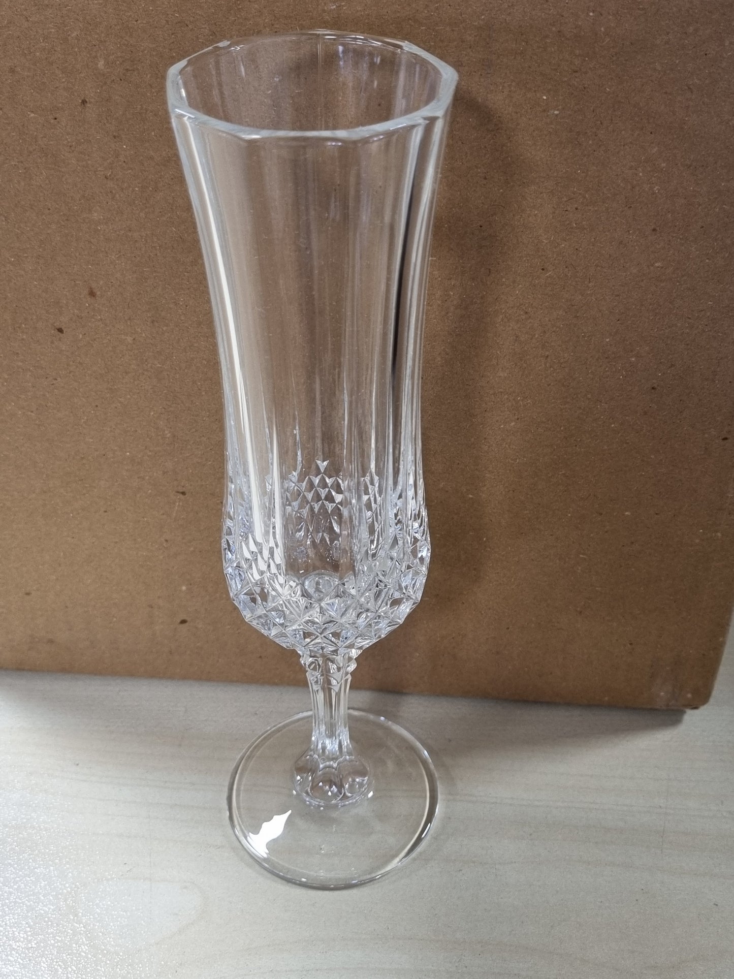 214354 - CRISTAL D'ARQUES PARIS Koleksioni Longchamp, 6 flauta shampanje 14cl Kwarx