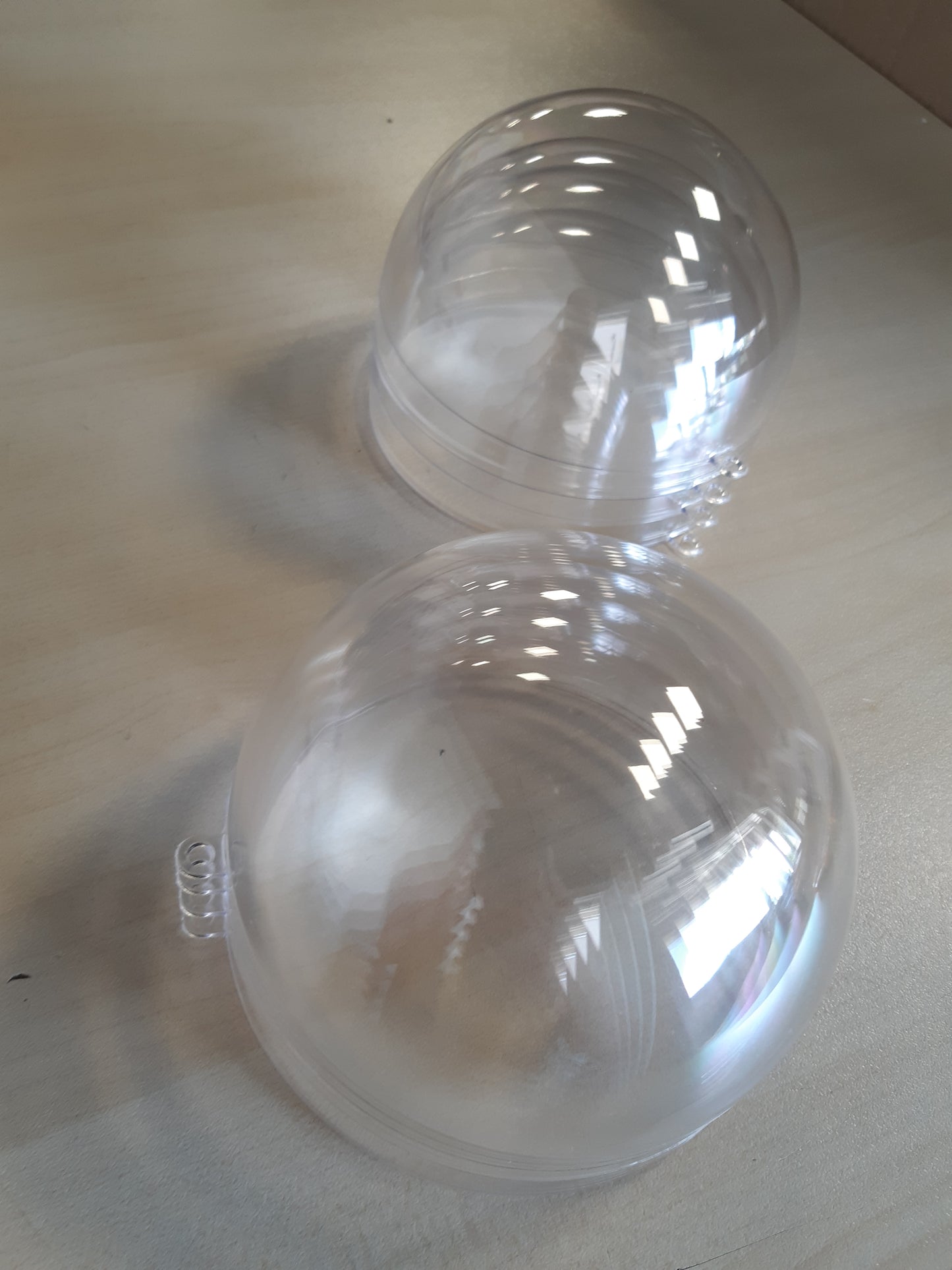 186311 - A502166 - Top Kapak Plastik i Transparent në Formë Kristali, 5 Copë, Madhësia Ø 12cm