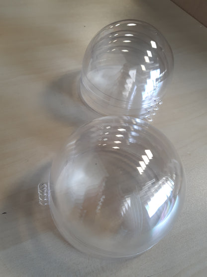 186311 - A502166 - Top Kapak Plastik i Transparent në Formë Kristali, 5 Copë, Madhësia Ø 12cm