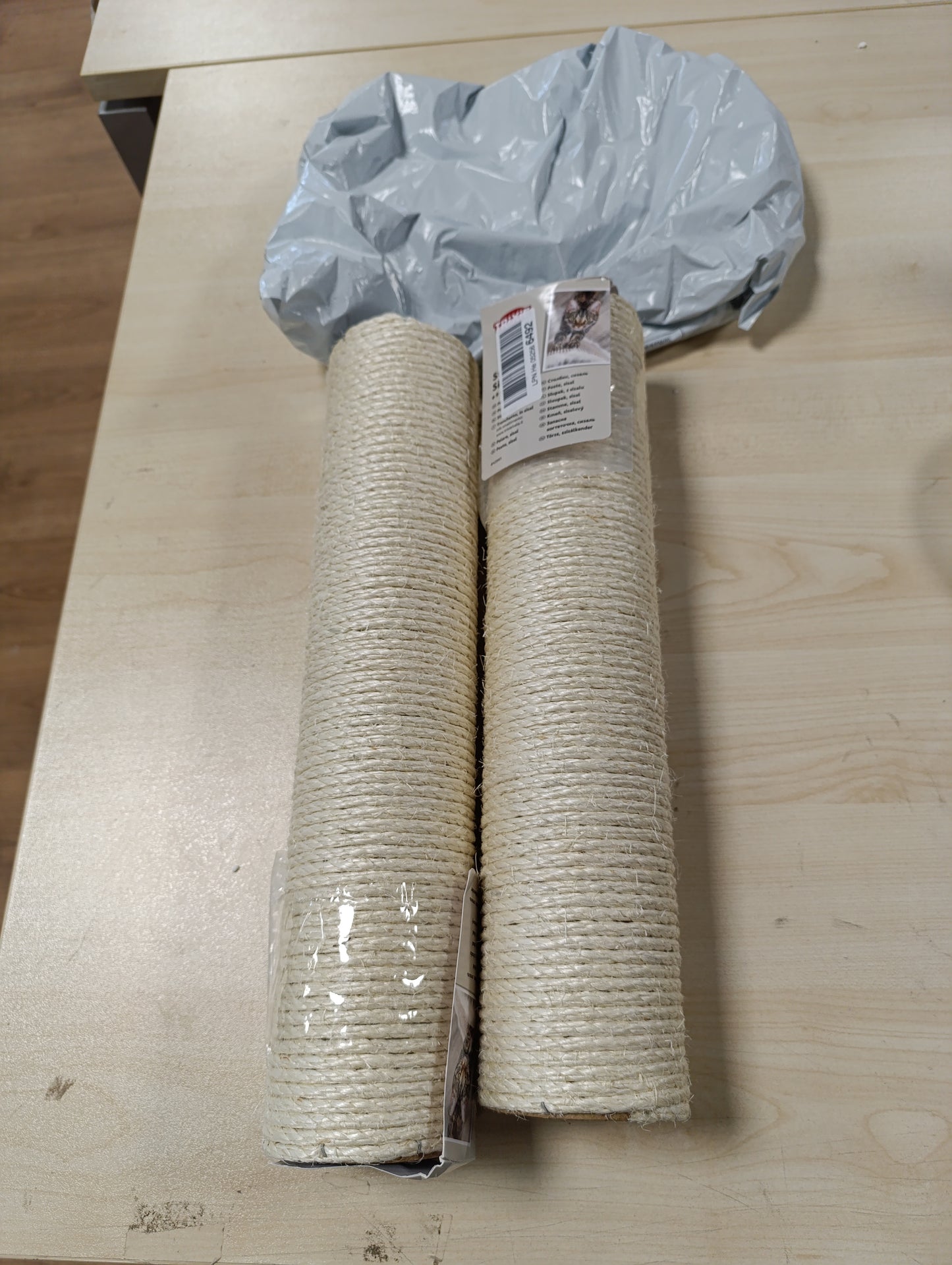 168523 - TRIXIE Shtyllë Zëvendësuese për Kruarje Macet, Material Sisali, Ngjyrë Bezhë, Madhësi 9x40cm