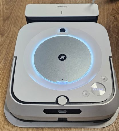 94055 - iROBOT Braava Jet M6 (6134) Robot Pastrues Dyshemeje me Wifi, Spërkatës Preciz, Navigim Inteligjent, 100W, Kapacitet 0.15L, Ngjyra E Bardhë