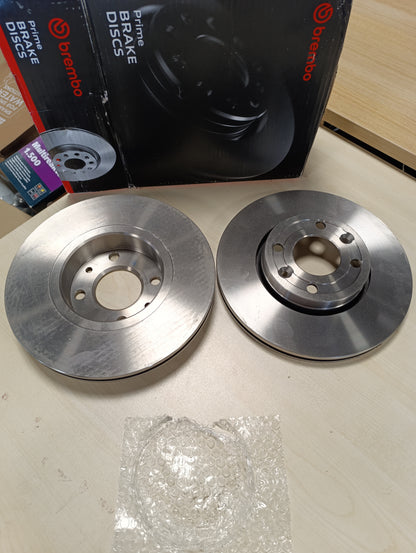 250054-BREMBO Disqe frenash 09907810, Set prej 2 copësh