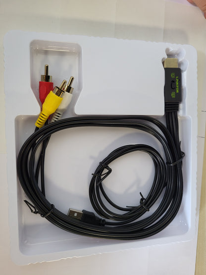 269181 - LiNKFOR Konvertues RCA në HDMI, 1080P, Mini Composite CVBS Audio Video 16:9/4:3, Mbështet PAL/NTSC