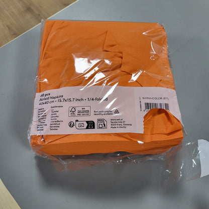 247167 - Peceta portokalli Alvotex Airlaid 40 x 40 cm