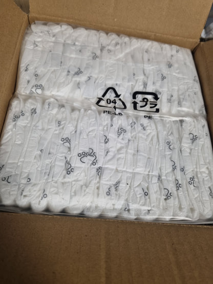 179300 - AMAZON BASICS Pelena të Disponueshme për Qen, madhësia XS, 30 copë, të Bardha