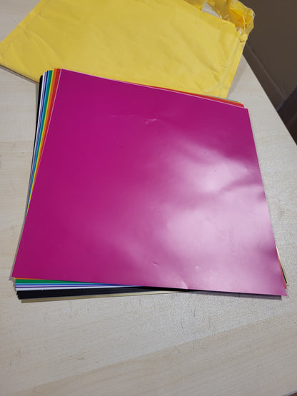 187939 - CRICUT™ - Vinil Ekonomik, Koleksioni Rainbow, 25 njësi