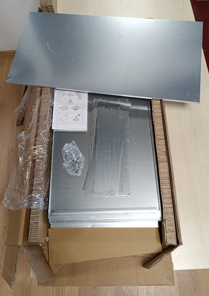244873 - VIDAXL Vazo 200x40x80 cm Çelik i Galvanizuar