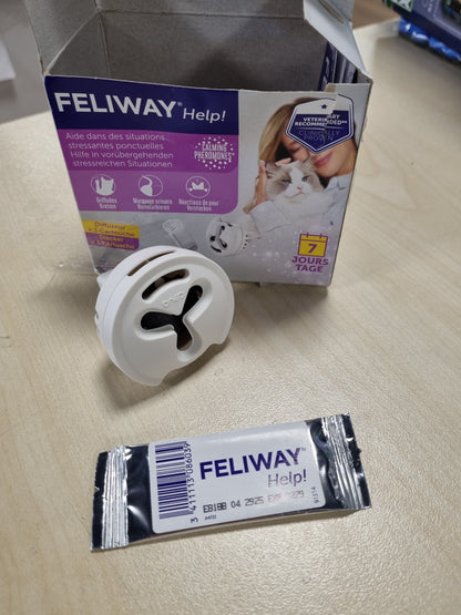 215909 - FELIWAY Difuzues + Mbushje me Feromone Qetësuese për Macet (furnizim 7-ditor)