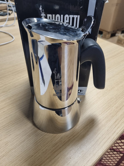 213476 - BIALETTI Makinë kafeje Venus, e përshtatshme për induksion, 4 filxhanë (170ml), Çelik inox