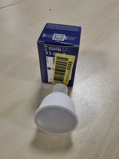 222660 - SHELLY Llambë LED Duo Smart Home, GU10, telekomandë dixhitale përmes aplikacionit dhe Wi-Fi, e pajtueshme me Alexa dhe Google Home, WiFi, 5W, 100-240V AC, 400LM, e bardhë e ngrohtë dhe e bardhë e ftohtë