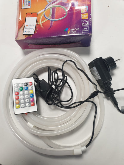 217146 - LEDVANCE SMART WIFI NEON FLEX MGC RGB TW RC 3m, Të Errësueshëm, Silikon, për Përdorim të Jashtëm