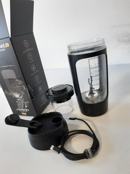 239437 - STARKSHAKE® V4 Mikser elektrik proteinash 8000 RPM USB-C Mbi 120 miksera përfshirë STARKPOD I ZI