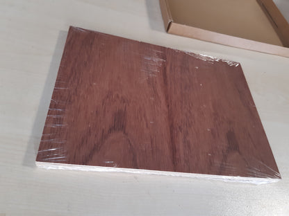 201989 - CREATIVELLY Fletë Kompensate 3mm, 4 Copë Dërrasë Druri A4 Prej Druri Palisandër 29.7 x 21.5 cm, Dru i Patrajtuar për Gdhendje me Lazer, Prerje CNC, Pikturë, Modelim DIY