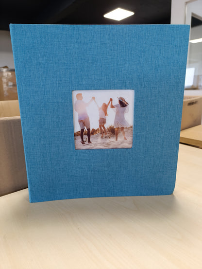 255579 - MIAIKOE Album Fotosh, 10 × 15 cm, 1000 copë liri, kapacitet për 1000 foto horizontale dhe vertikale, ngjyrë blu të gjelbër