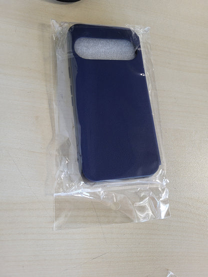 268489 - Mbrojtëse me rimbushim për Google Pixel 10/10 Pro, S-View, mbulesë lëkure me rimbushim me pjesën e brendshme TPU, mbulesë luksoze rezistente ndaj gërvishtjeve (blu)