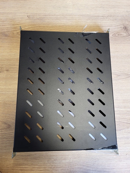 268338 - DIGITUS Raft 19 inç, 1U, thellësi e ndryshueshme, kapacitet ngarkese 50 kg, për kabinete rrjeti dhe serveri, thellësi kabineti 600 mm, E zezë