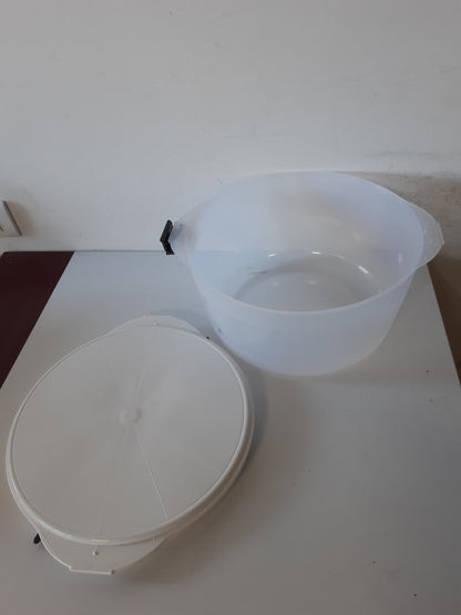 200140 - DR. OETKER Kutia e Transportit të Tortës me Funksion Ftohje, Formë Rrumbullakët, Përshtatet për Madhësitë Standarde të Tortës deri në Ø 28 cm, Kapaciteti për Pako Standarde Ftohëse, Mban të Ftohtë deri në 3 Orë